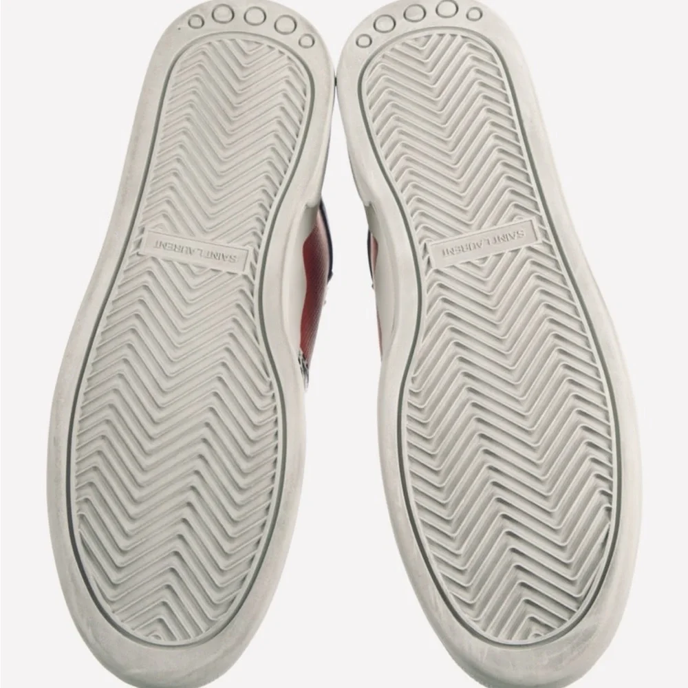 Saint Laurent - Hightop Sneakers - Size 7 US Mens - Leopard Print - Size 40 IT - Picture 8 of 10